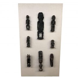 Mounted New Guinea Reliquary Figures