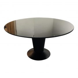 Artefacto Round Glass Top Dining Table