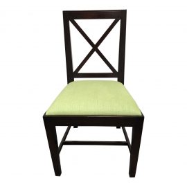 Custom X Back Wood Side Chair. Original Price: $1,592.90