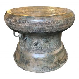 Laotian Rain Drum Side Table Original Price $2,378