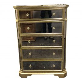 Z-Gallerie Borghese Mirrored 5-Drawer Chest