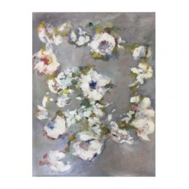 Guilaine Hedquist “Flower Symphony Opus #12” Oil on Canvas