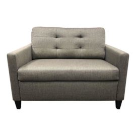 Crate & Barrel Gray Upholstered Oversized Sleeper Sofa/Chair. Original Price: $3,042