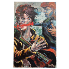 Graphic Abstract Painting