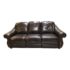 Bradington Young Brown Leather Double Recliner Sofa. Original Price: $4,000