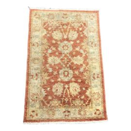 Traditional Oriental Hand Woven Area Rug - 2ft7in × 4ft