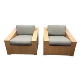 Pair of Custom Arm Chairs