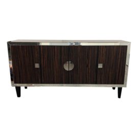 Stein World Brighton Zebrawood Storage Cabinet