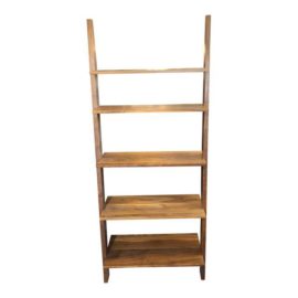 Room & Board Pisa Walnut Leaning Bookshelf. Original Price: $550
