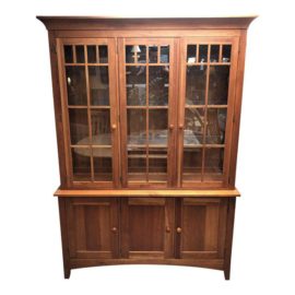 Ethan Allen Mission-Style Hutch. Original Price: $4,500