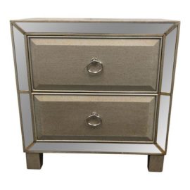 Ac Valentine Mirrored Nightstand. Original Price: $400