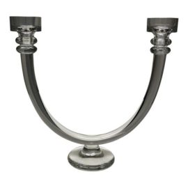 Global Views 2- Light Glass Tube Candleabra. Original Price: $897