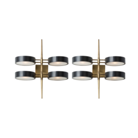 Pair of Arteriors Duane Wall Sconces. Original Price: $1,680