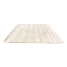 Ivory Shag Area Rug - 11′ × 11′