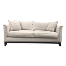 Z Gallerie - Pauline Pearl Microfiber Sofa. Original Price: $1,299