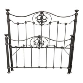 Wesley Allen Dawson Iron Queen Bed. Original Price: $1,786