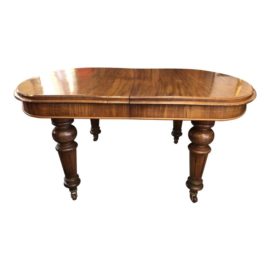 1900s Antique Handcrank Oval Table