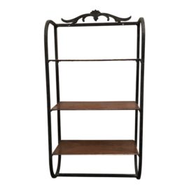 Metal Frame + Copper Wall Shelf