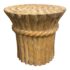 Country Wicker Works Carved Wood Table Branch Base