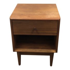 Mid-Century Modern Room & Board Walnut Grove Nightstand