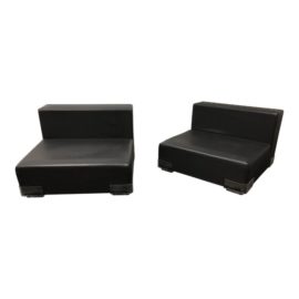 Piero Lissoni for Kartell "Plastics" Lounge Chairs - a Pair. Original Price: $2,630
