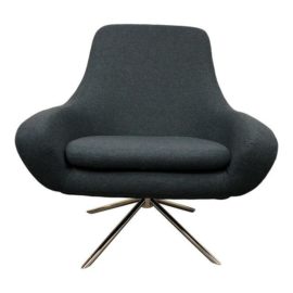 DWR - Noomi Swivel Chair Petrol-Felt Melange. Original Price: $1,495
