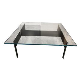 Custom Metal + Glass Coffee Table