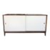 1970's Paul McCobb Walnut & Grasscloth Sideboard