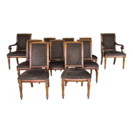 Ethan Allen Dining Room Chairs - Set of 10