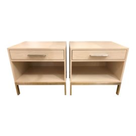 Pair of Room & Board Alden Wood Nightstands. Original Price: $1,600.00