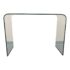 Clear Glass Waterfall Console