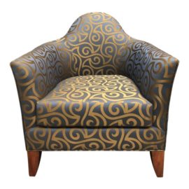 Custom Crafted Furniture Upholstered Arm Chair