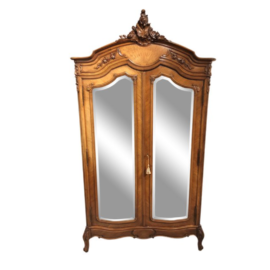 French Mirror Two Door Armoire