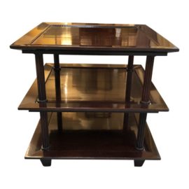 Barbara Barry Three Tiered Table 3459 By Baker Furniture. Original Price: $2,600.00