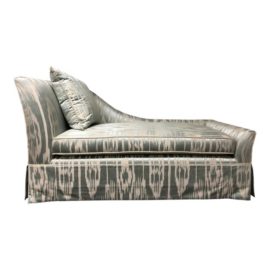 NEW Contemporary Manuel Canovas Upholstered Belmar Chaise. Original Price: $10,000.00