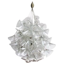 Eco First Art Poetic Martini Glass Chandelier. Original Price: $6,500.00