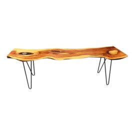 Bob Baker Custom Hollywood Cypress Bench