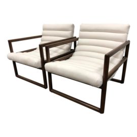 Pair of Four Hands Fitz Dorell Gauch Chalk Chairs. Original Price: $1,554.00