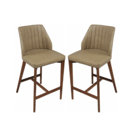 Pair New Pacific Direct Tory Barstools. Original Price: $720.00