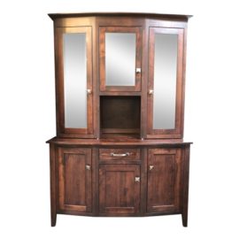 New Townline Furniture Richway Three Door Buffet & Hutch. Original Price: $4,100.00