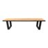 Industrial West Elm Metal and Wood Bench