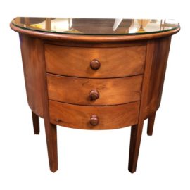 Americana Cherrywood Demilune Table