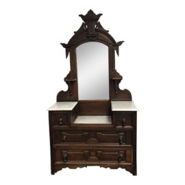 Antique Wooden Console Table/Vanity