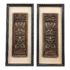 Asian Custom Framed Panels - a Pair