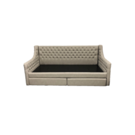 Restoration Hardware Devyn Tufted Twin Storage Day Bed. Original Price: $2,849.00