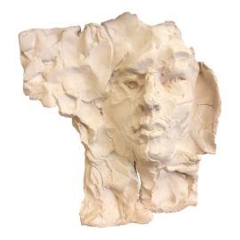 Original Ceramic Face Sculpture