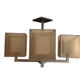 Fine Art Lamps Quadralli Series Rectangular Shade 4-Light Pendant. Original Price: $4,425.00
