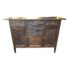 1980s Asian Carved Wooden Sideboard