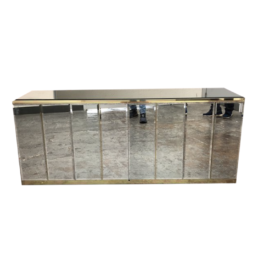 Ello Custom Motorized Mirrored Television Bar Cabinet