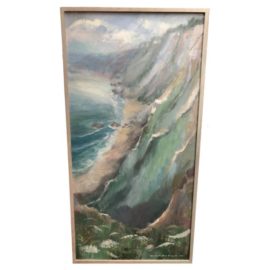 Harriet Rex Smith Original Acrylic Painting "National Parks Cliff "